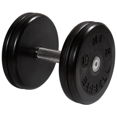 Гантель неразборная MB Barbell MB-FdbEM-B черный