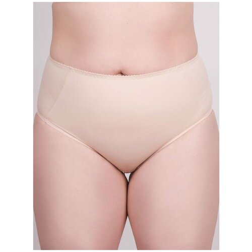 фото Milavitsa трусы слипы с высокой посадкой classic, размер 114, нюд