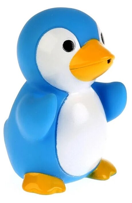 Игрушка для ванной Играем вместе Пингвин (LXB495B), голубой/белый
