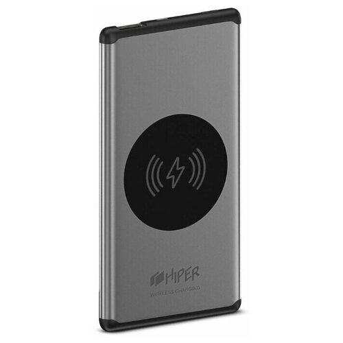 Аккумулятор внешний с функцией беспроводной ЗУ Hiper Wireless Power Bank Nano V Dark Blue 5000 мАч