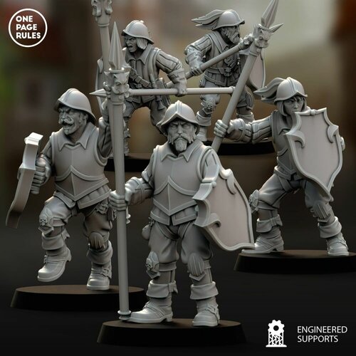 Warhammer Fantasy Empire Guard/ Набор фигурок для Warhammer Стража Империи warhammer fantasy empire flagellants набор фигурок для warhammer имперские флагеллянты