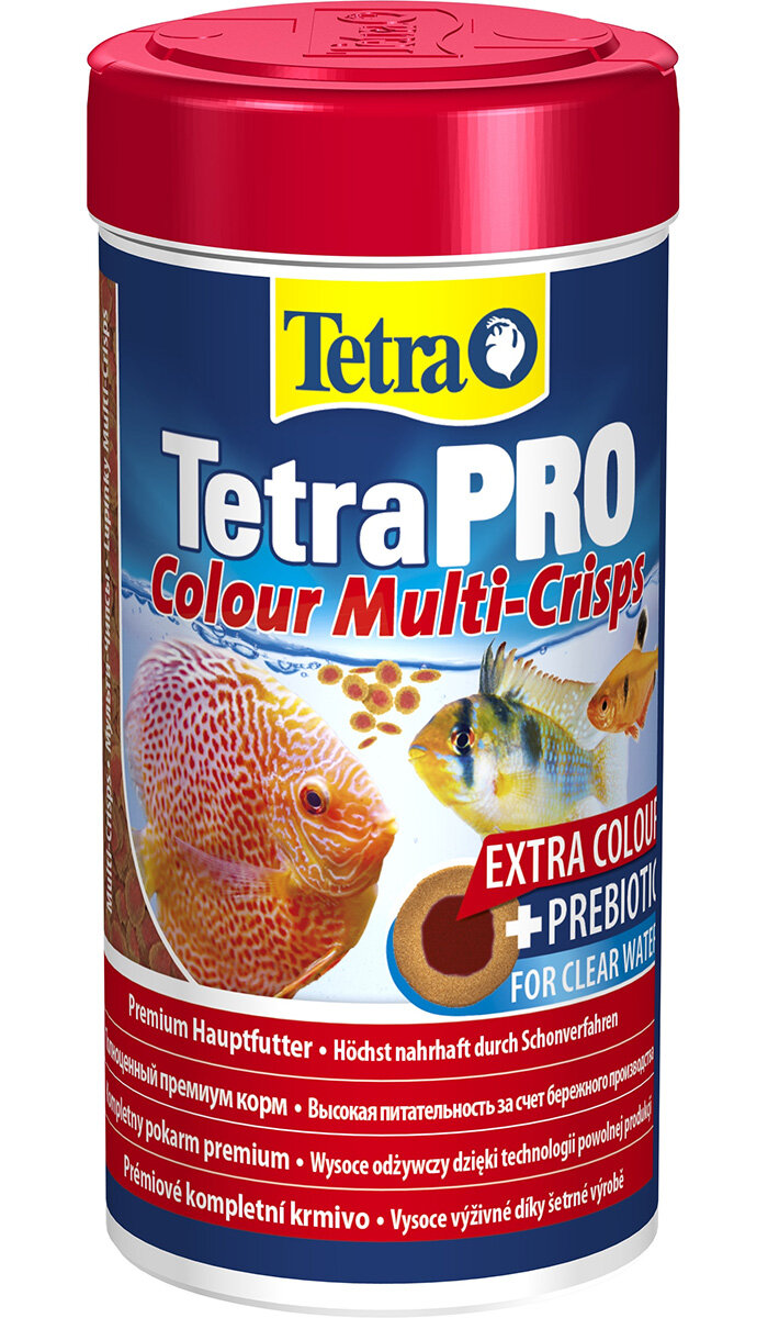 TETRA PRO COLOUR — Тетра корм-чипсы для всех видов рыб, для усиления и поддержания окраски (250 мл)
