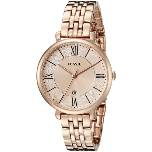 Наручные часы FOSSIL Jacqueline ES3435, розовый, золотой наручные часы fossil jacqueline серебряный розовый