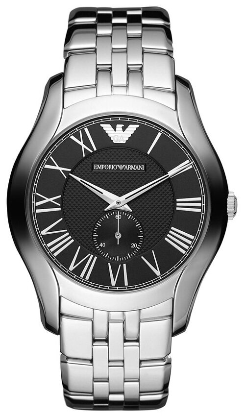 Наручные часы EMPORIO ARMANI, черный, серебряный