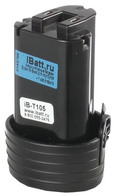 Аккумулятор iBatt iB-B1-T105 1500mAh для Makita BL1013, 194550-6, 194551-4, BL1014
