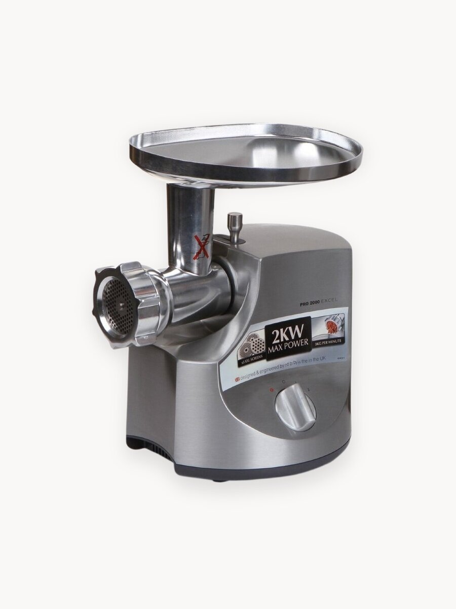 Мясорубка Kenwood MG-700, электрическая, 3 кг/мин, цвет металлик