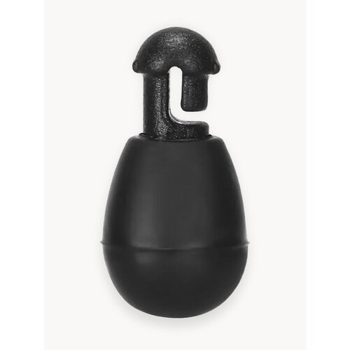 Быстросъём для поводков (Коннектор-отбойник для рыбалки) 50 шт - Черные