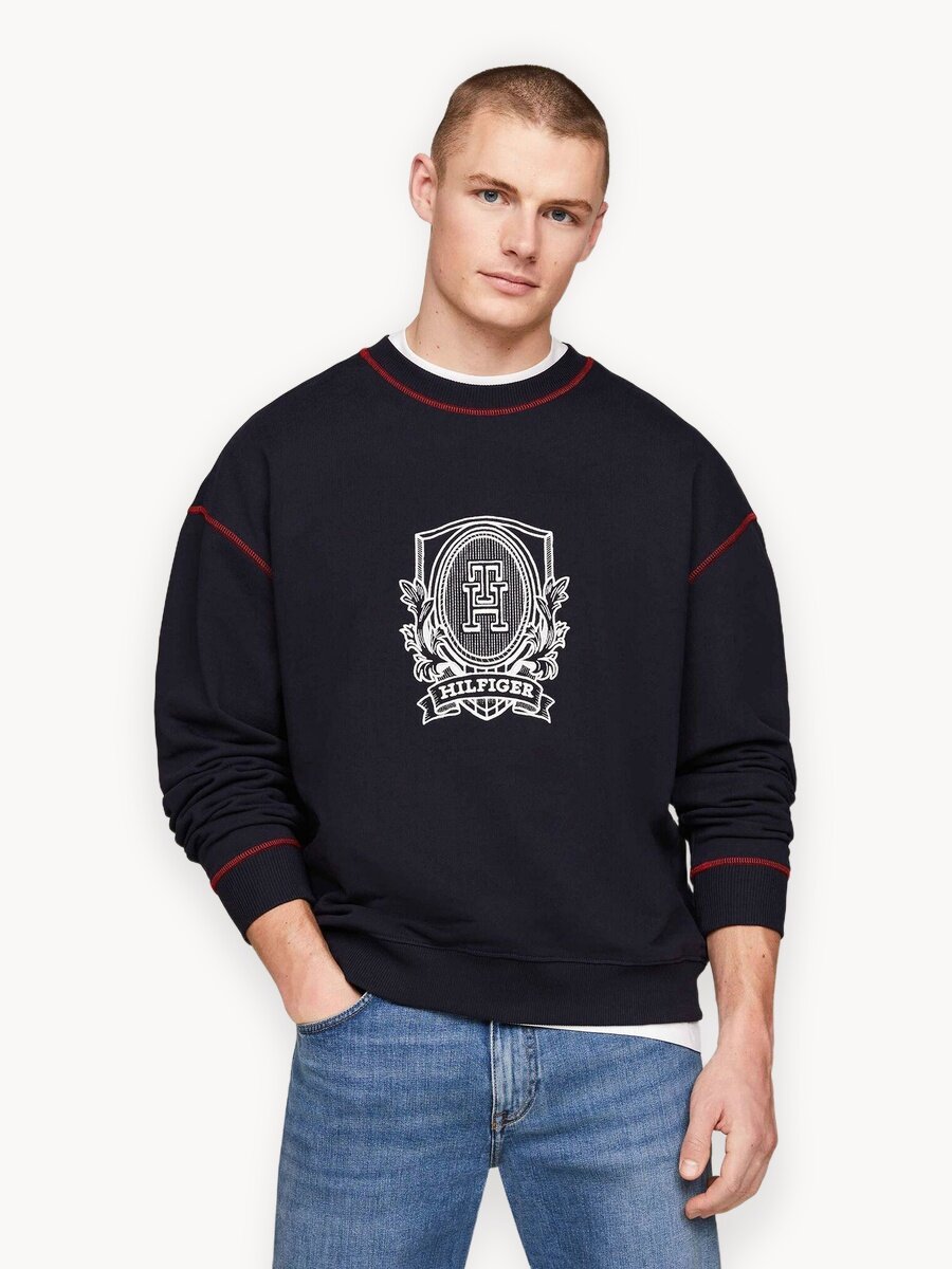 Свитшот TOMMY HILFIGER, размер M, , синий