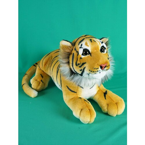 Мягкая игрушка Тигр реалистичный 45 см. мягкая игрушка тигр альбинос реалистичный 25 см