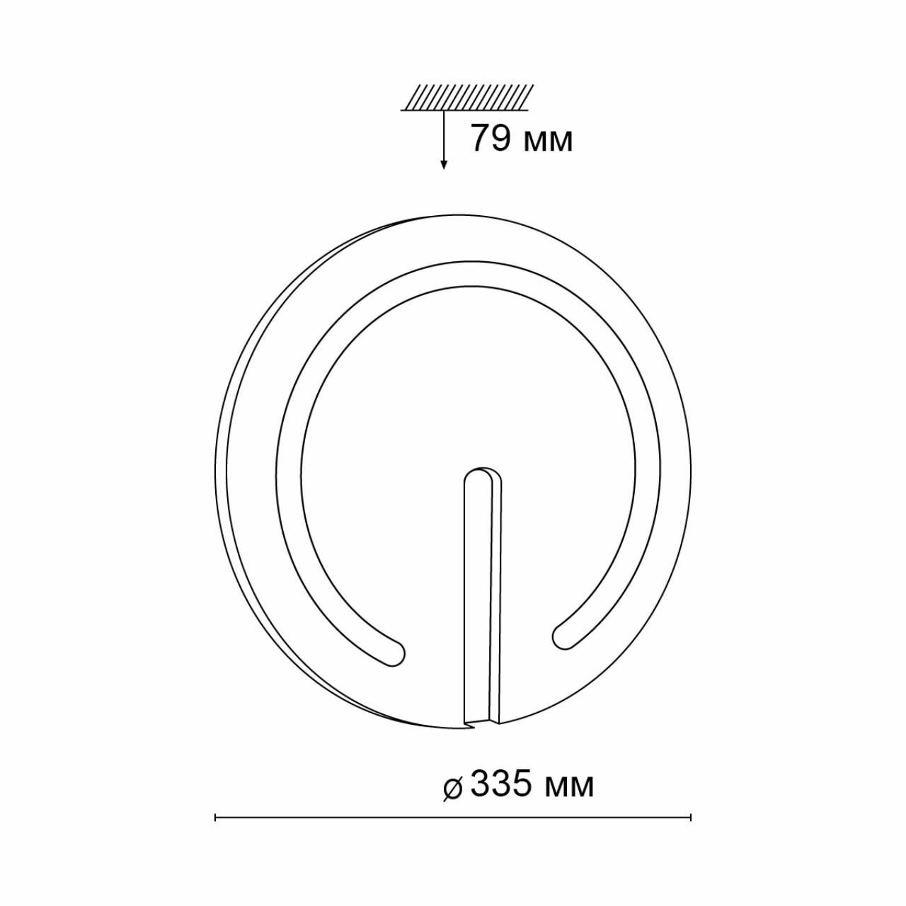 Накладной светильник Sonex Button 3041/CL - фотография № 1