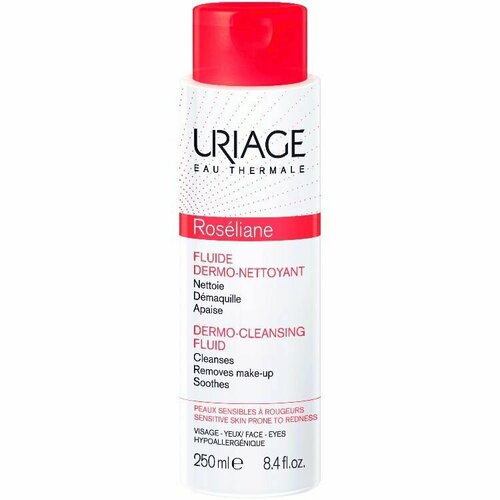 uriage uriage розельян дермоочищающая эмульсия для лица URIAGE Дермоочищающая эмульсия для лица Roseliane Dermo Cleansing Fluid