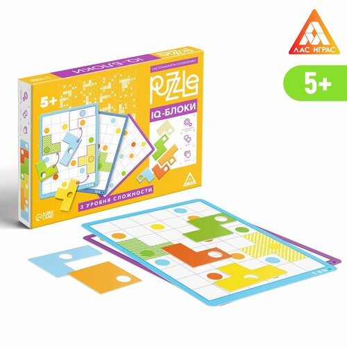 Настольная игра головоломка Puzzle «IQ-блоки 14 элементов», 5+ настольная игра головоломка puzzle iq блоки 14 элементов 5