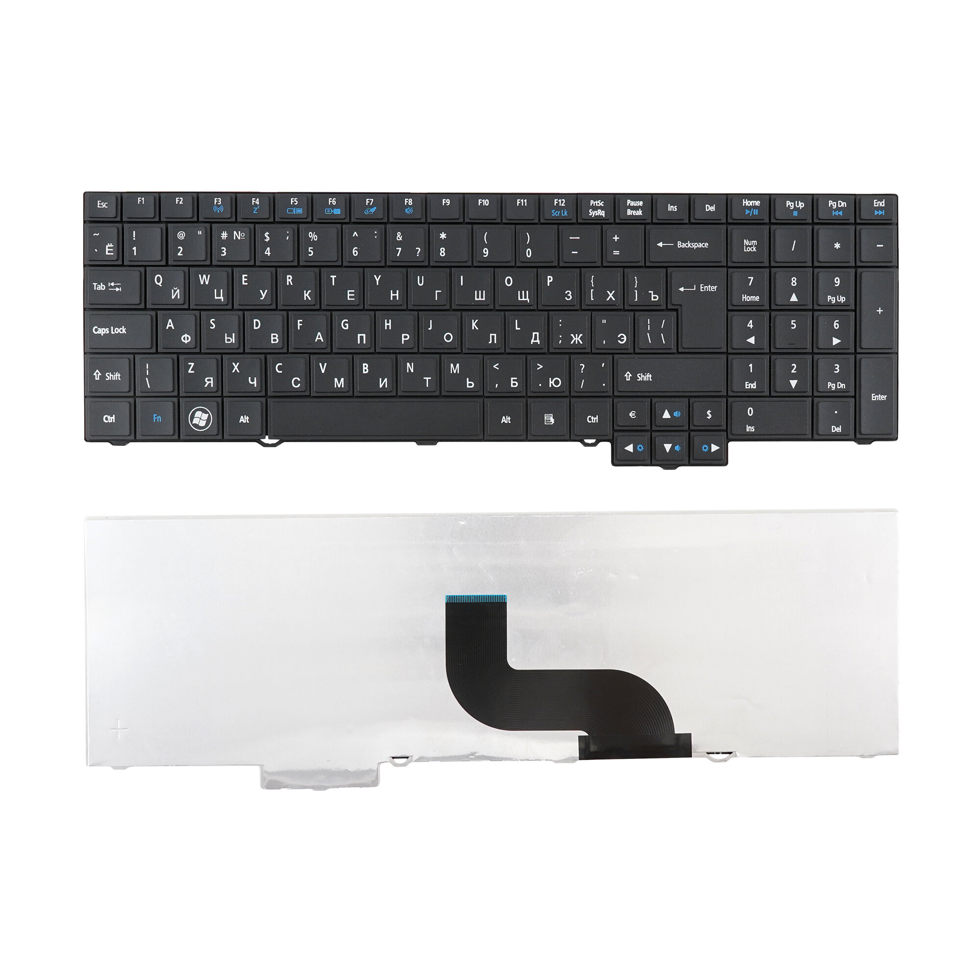 Клавиатура для ноутбука Acer TravelMate 5760, 5760G, 5760Z, 6595TG, 8573 черная