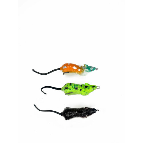 фото Приманка силиконовая на щуку "отважная мышь" columbia fishing company