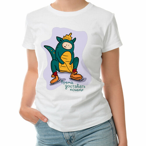 фото Футболка roly, размер s, белый