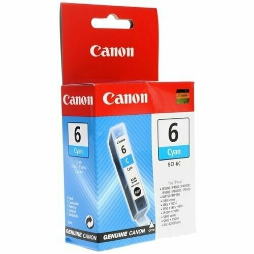 Картридж струйный Canon BCI-6 - 4706A022 оригинальный (4706A022) цветной 3 x 270 стр картридж canon bci 21bk 0954a002 225 стр черный