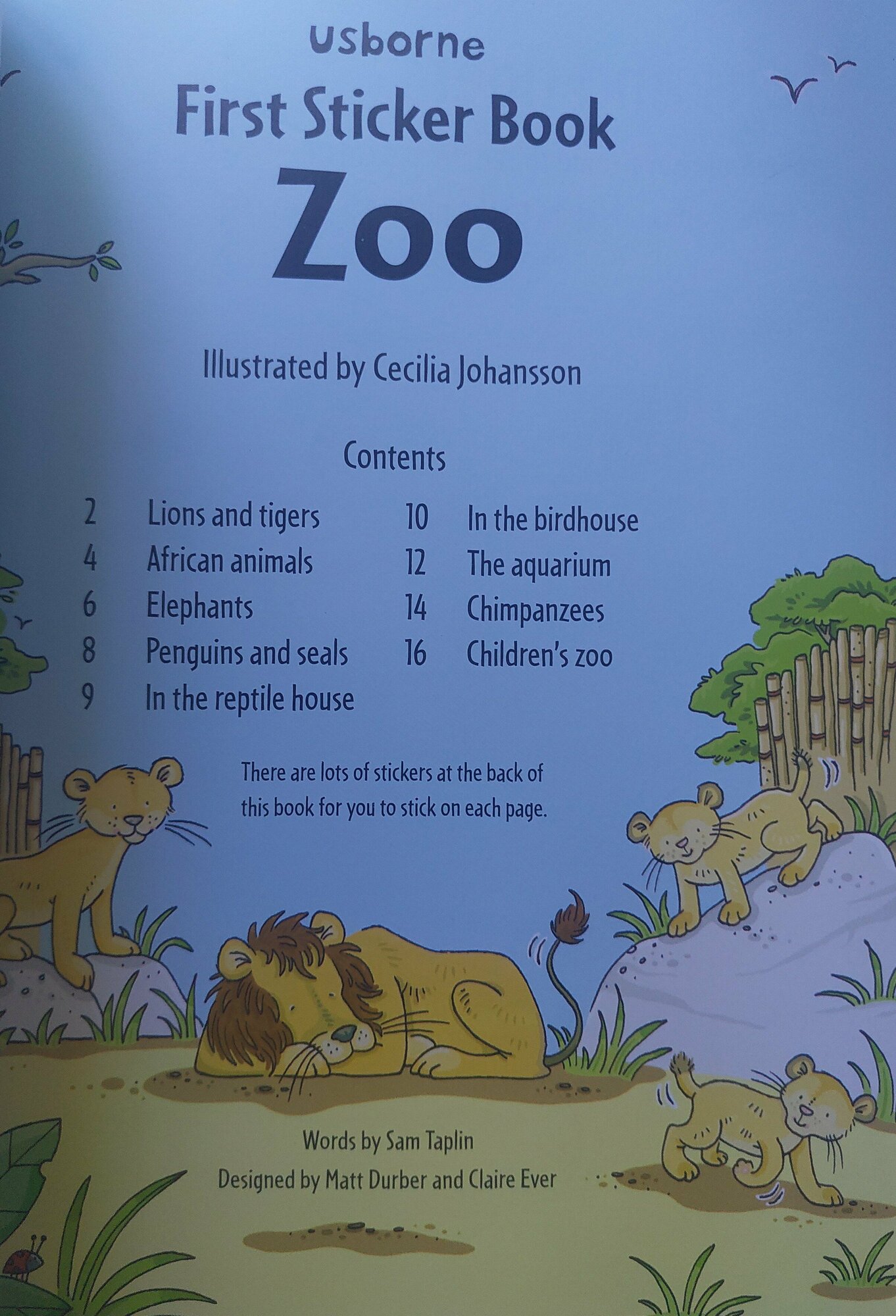 First Sticker Book. Zoo (Сэм Тэплин / Сэм Теплин / Сэм Таплин) - фото №4
