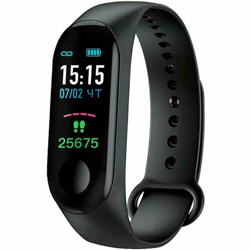 Смарт-браслет SunWind умный браслет 096 iOS 120 Android 80 и выше черного цвета 129000₽