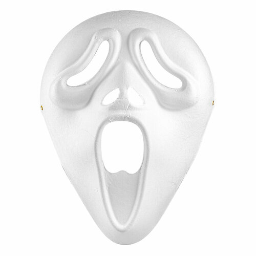 фото Маска-раскраска "крик" (190 х 250 мм) / маска для росписи и декорирования из папье-маше 1 шт. китай