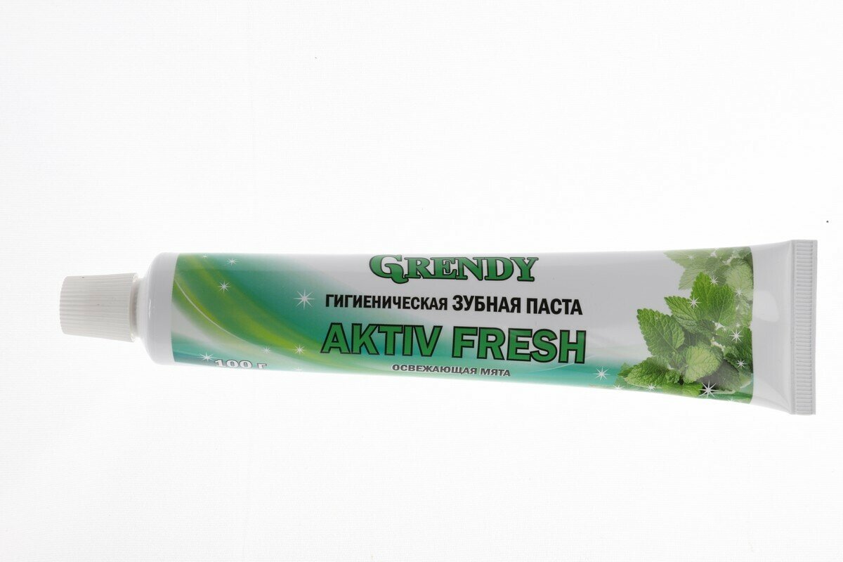 Зубная паста GRENDY Aktiv fresh освежающая мята 100г