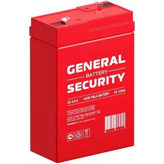 Аккумулятор General Security GS2.8-6