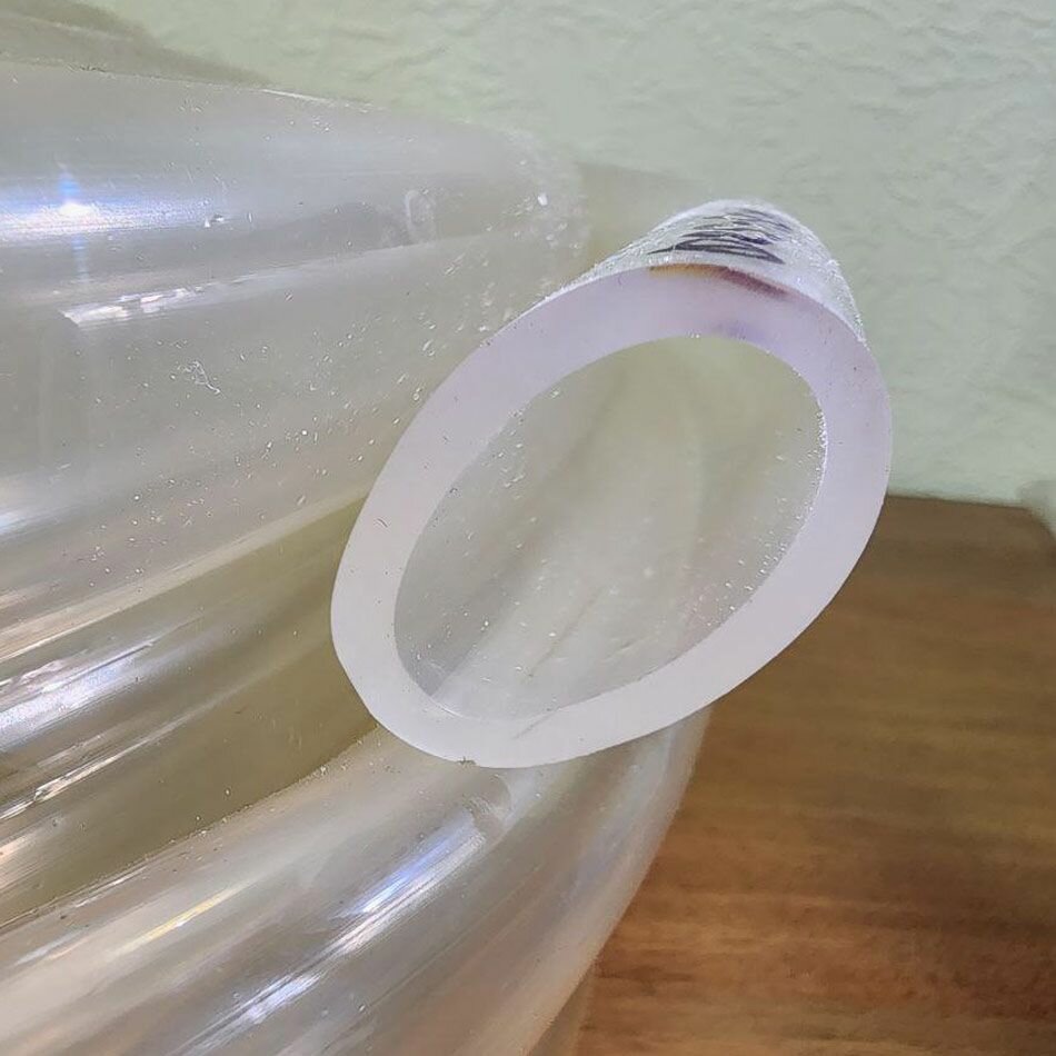 Шланг прозрачный силиконовый для полива 25 мм, толщина 4мм (1 метр) - фотография № 3