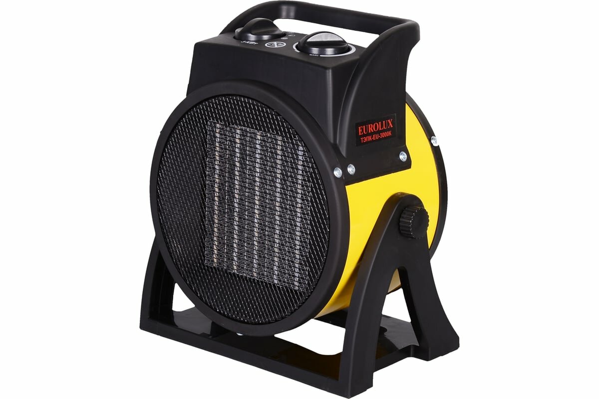 Eurolux Тепловая электрическая пушка ТЭПК-EU-3000K керам. нагревательный элемент, круглая 67/1/37