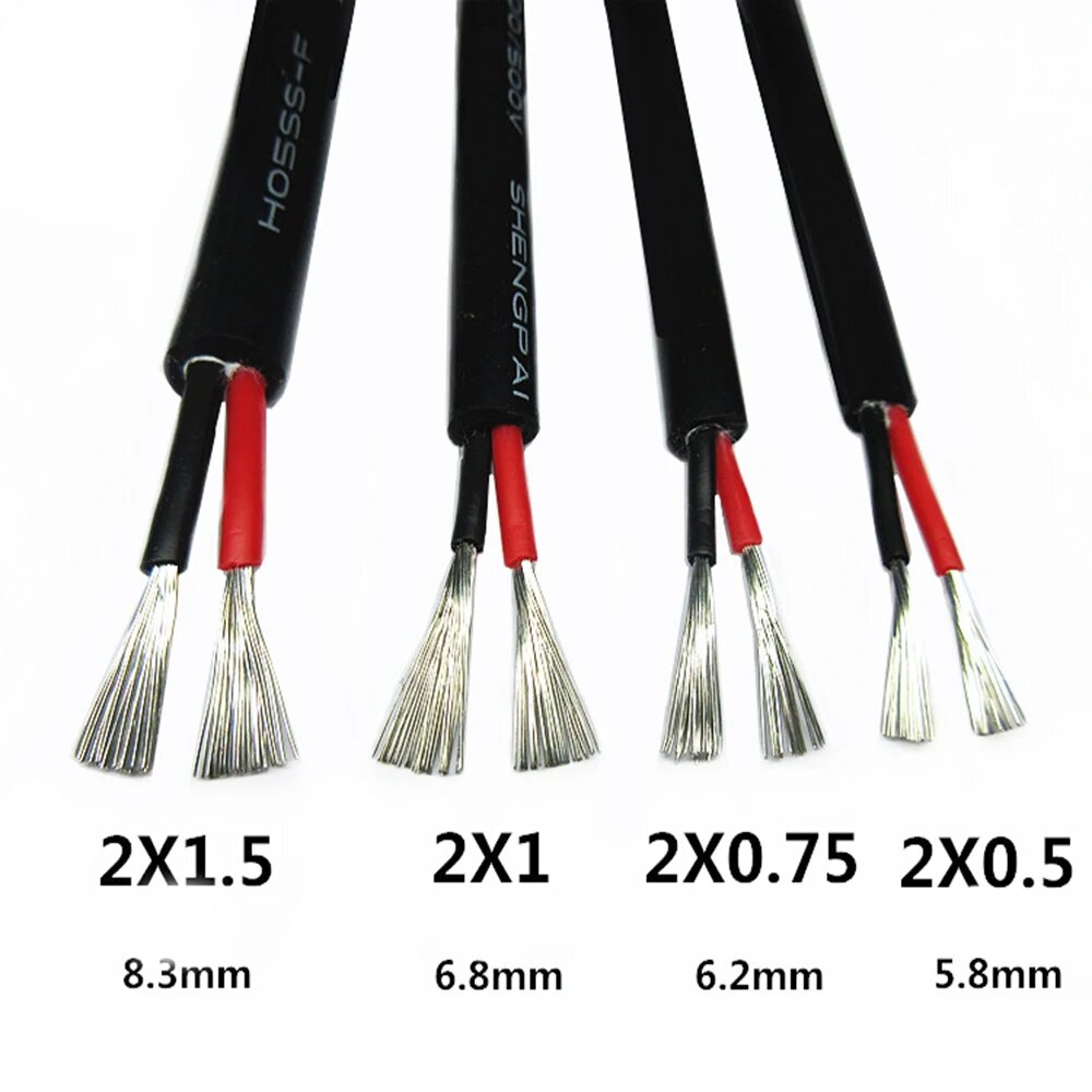 Супер мягкий силиконовый провод 5 м высокотемпературный кабель AGR2 Core 03 05 075 1 15 2.5mm2 квадратный маслостойкий аккумулятор