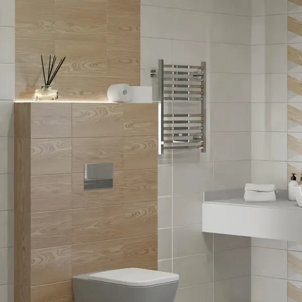 фото Плитка настенная Mersey Woody 20x40 см 1.2 м² матовая цвет бежевый