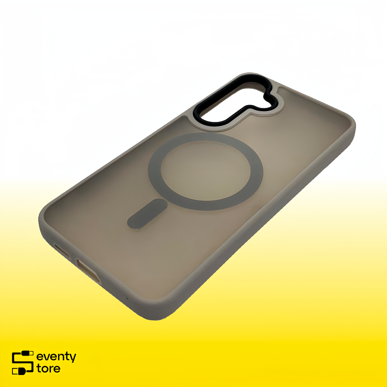 Чехол Grey Case, для Samsung S24 , серый, матовый, с поддержкой MagSafe — фото 1