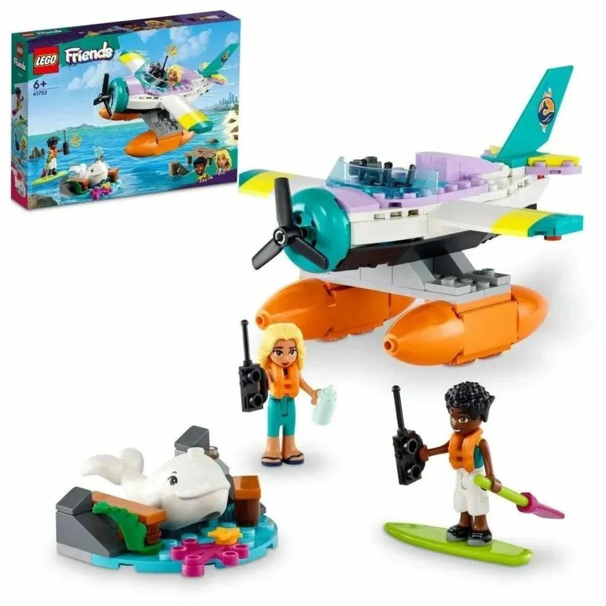 41752 Пластиковый Конструктор LEGO Friends 41752 Sea Rescue Plane Морской СпасательныйСамолет