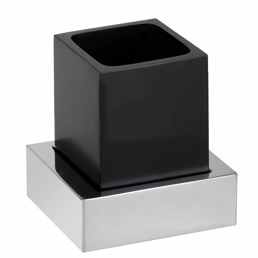 Держатель зубных щеток Bemeta Gamma черный/хром (145411012)