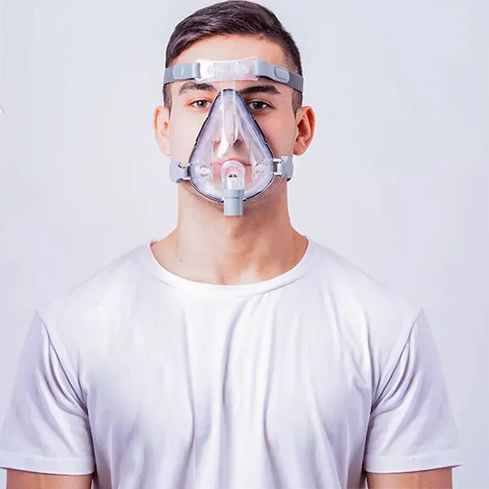 Машинный размер S/M/L BMC FM1B Полнолицевая маска CPAP Auto CPAP APAP BIPAP CPAP Полнолицевая маска для защиты от храпа и сна Aiding APNEA Большой
