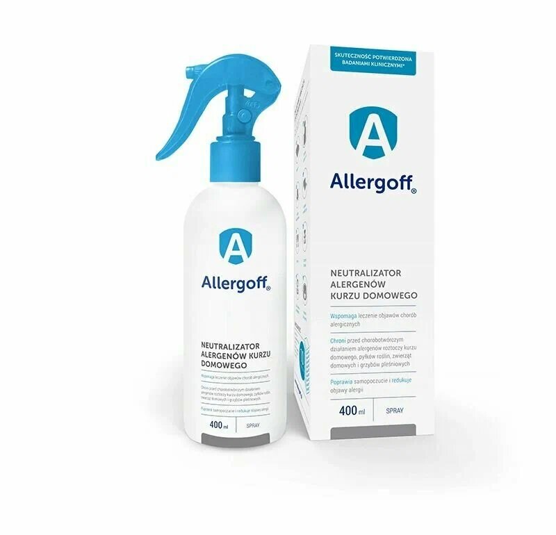 Спрей Allergoff "Natural", для устранения клеща, спрей для домашней пыли — фото 1