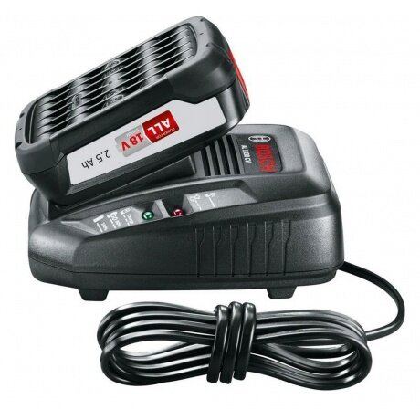 Батарея аккумуляторная Bosch PBA 18В 2.5Ач Li-Ion (З/У в компл.) (1600A00K1P)