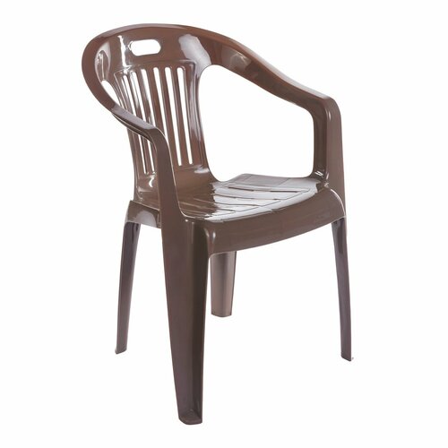 Кресло СПГ "Комфорт", пластик, влагостойкое, цвет "Мокко", максимальная нагрузка 100 кг коричневый, мокко