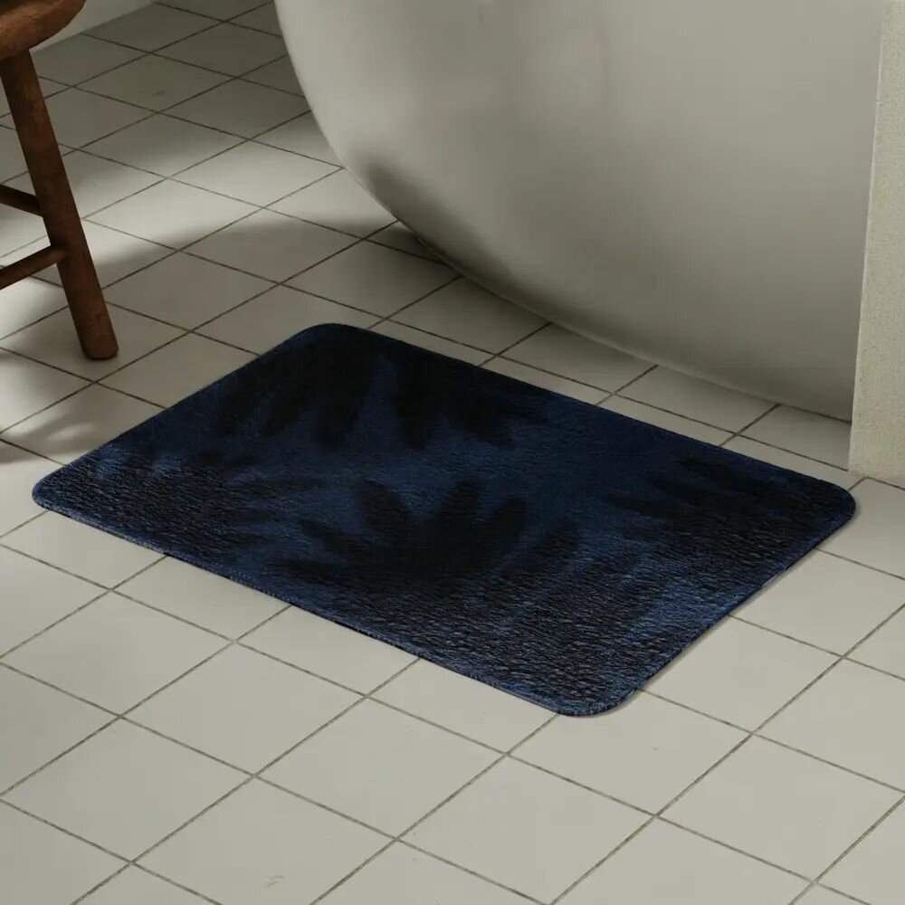 Коврик для ванной Пальма ADB23110M 45x70 см цвет синий