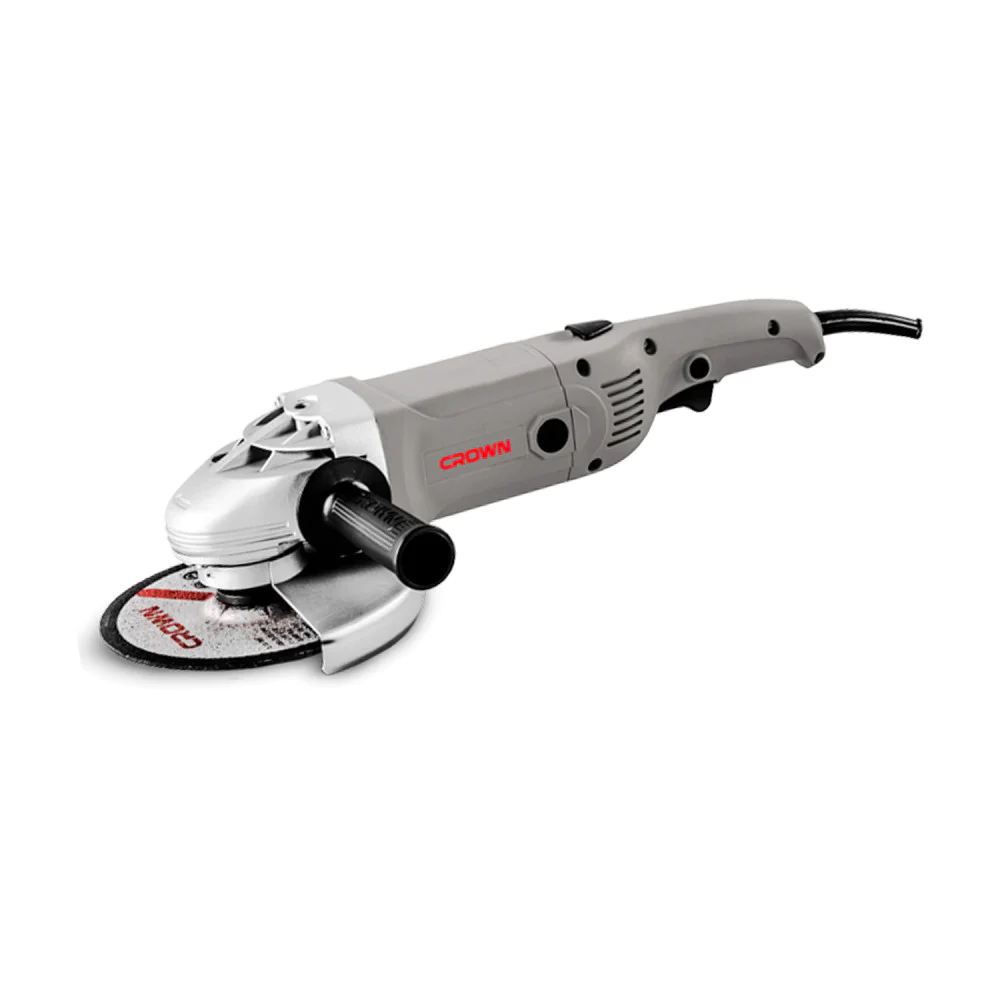 Угловая шлифовальная машина (болгарка) CROWN CT13044, 1200 Вт, 125 мм, регулировка оборотов, для резки и шлифования