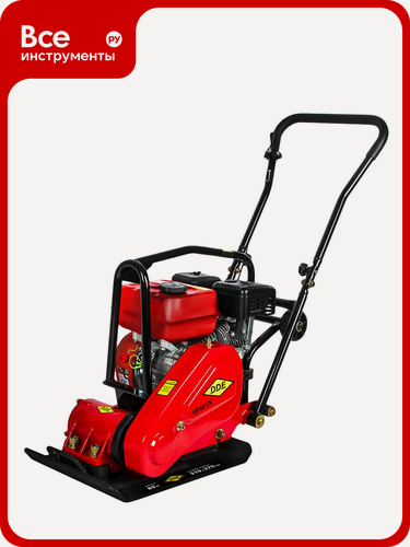 Изображение товара Виброплита DDE VP60-CK 908-696 – с бензиновым двигателем, стальная рабочая плита, центробежная сила