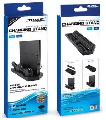 Подставка + зарядная станция PS4/Slim Multi-Functional Charging stand TP4-891