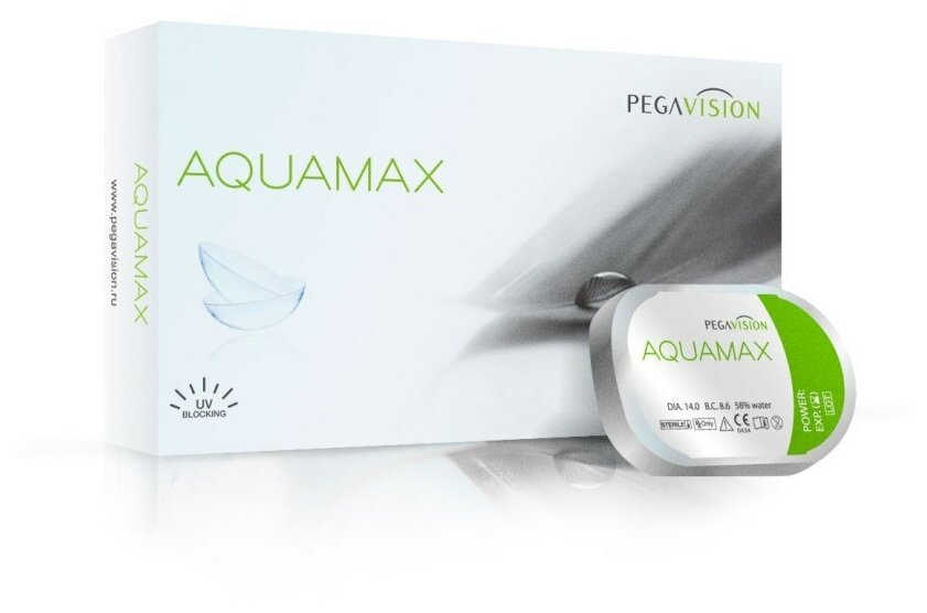 PegaVision Aquamax (6 линз) Двухнедельные -6.50 R 8.6