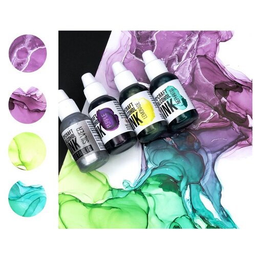 Набор алкогольных чернил, Set 5, Craft Alcohol INK