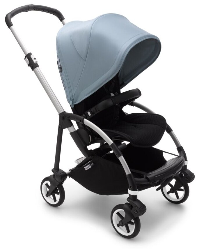 Коляска прогулочная Bugaboo Bee6 base шасси Alu/Black/Vapor blue 500302ZW01/500305VB01 в комплекте