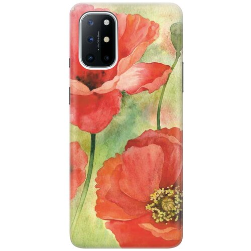 RE: PA Чехол - накладка ArtColor для OnePlus 8T с принтом Алые маки re pa чехол накладка artcolor для honor 9a с принтом алые маки