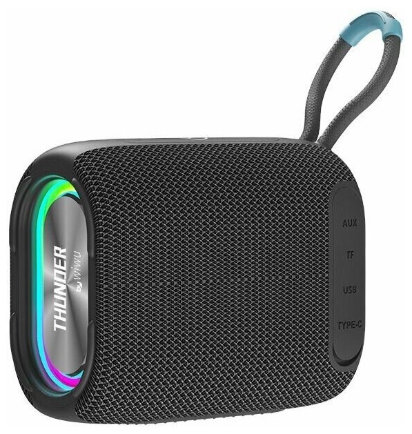 Портативный динамик WiWU P26 Thunder Wireless Speaker серая