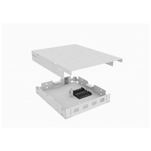 Кросс оптический Toplan , настенный, 4 SC/DLC адаптера, (КРНМ-Top-04SC/DLC-GY)