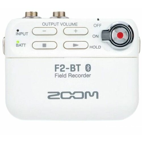 Zoom F2-BT/W Полевой стереорекордер, Bluetooth, белый