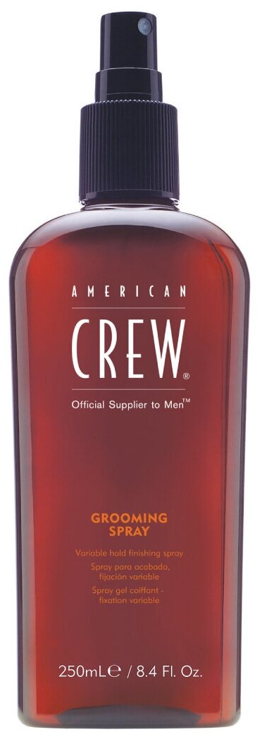 AMERICAN CREW, Спрей для волос мужской для финальной укладки, GROOMING SPRAY, 250 мл.