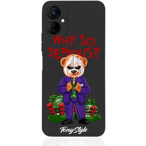 Черный силиконовый чехол Tony Style для Tecno Spark 9 Pro Tony Style Why so serious черный силиконовый чехол tony style для tecno pova 3 tony style why so serious