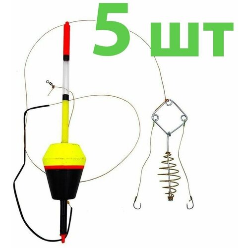 фото Снасть убийца толстолоба оснащенная 5шт jiacheng